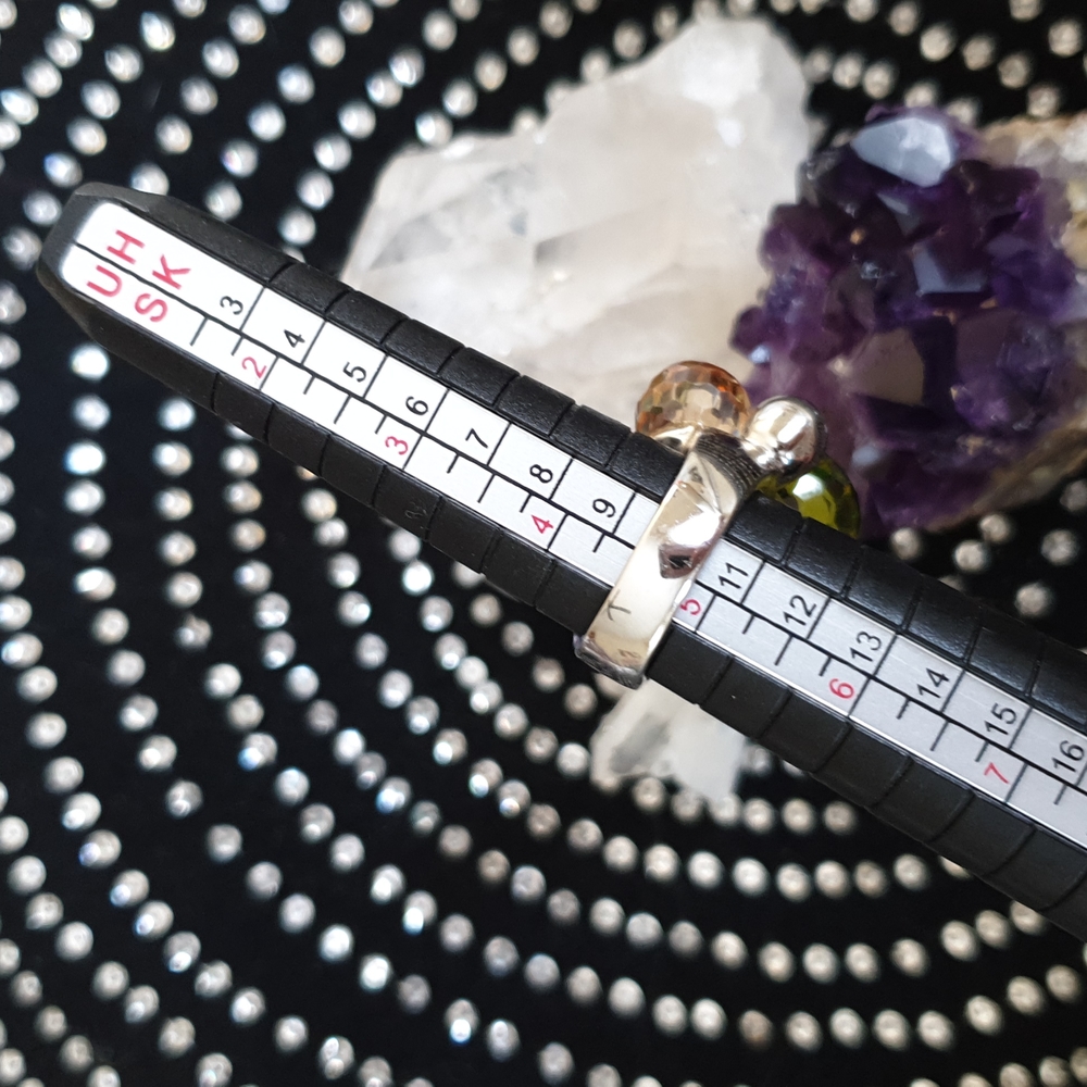 🐠⚡NWOT Crystal Grape Cluster Cocktail Ring⚡ - Picture 11 of 12